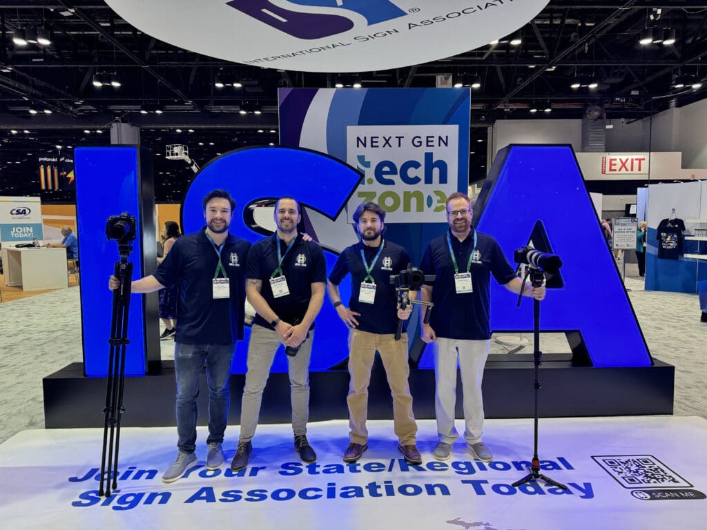 Howell Studios Marketing & Production team attending the ISA Expo in Las Vegas, NV