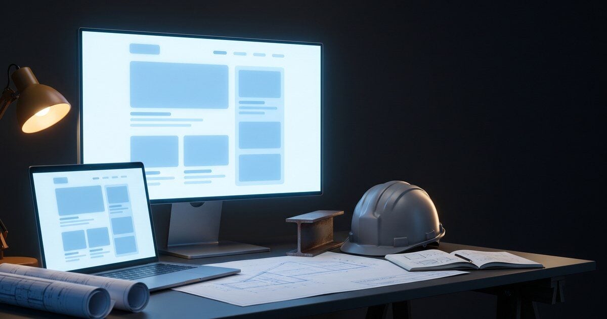 Web design for construction companies by Howell Studios